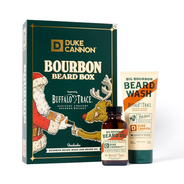 PREVENTA - Duke Cannon Supply Co. Bourbon Beard Men's Holiday Gift Set - 2pc