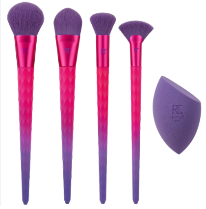 GALACTIC GLO VIBRANT GLOW MAKEUP BRUSH & SPONGE SET