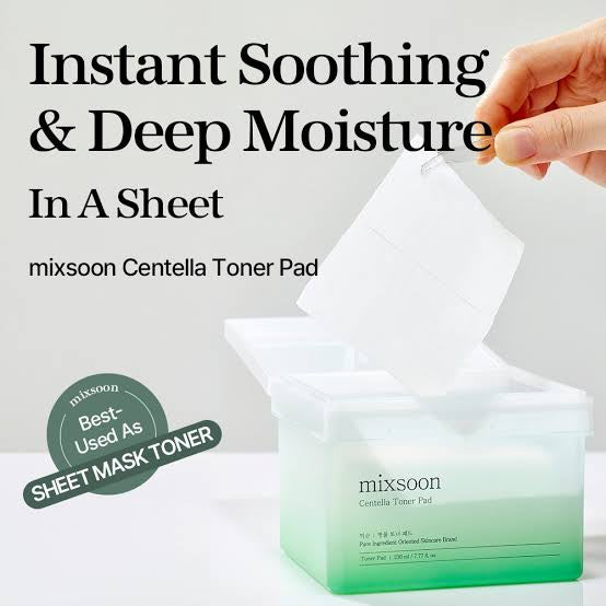 MIXSOON - Centella Asiatica Toner Pad - 70 Pads