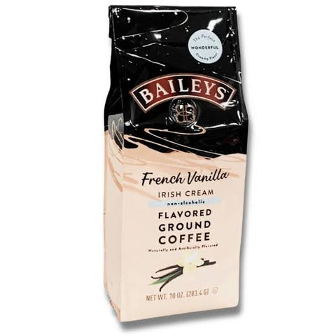 Bailey's French Vanilla Irish Cream, Flavored Ground Coffee, 10 oz bag