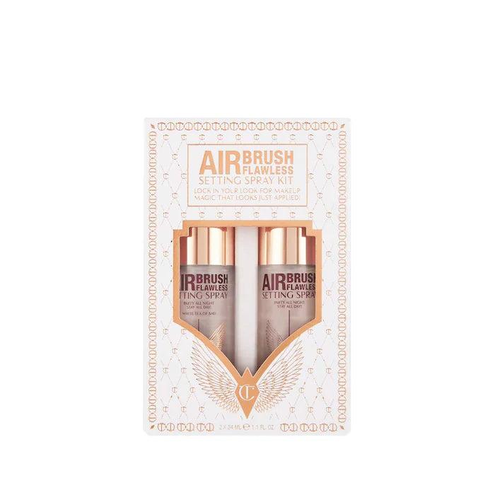 Mini Airbrush Flawless Setting Spray Duo Set