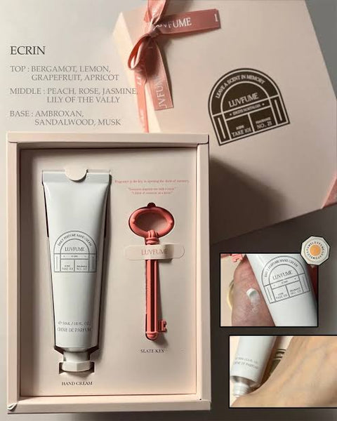 LUVFUME HAND CREAM SET - ECRIN(SLATE KEY & HAND CREAM)