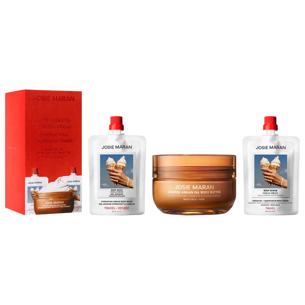 PREVENTA - All Wrapped Up in Vanilla Vibezzz 3-Step Hydration Ritual Body Gift Set