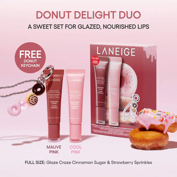 PREVENTA - Glaze Craze Donut Delight Hydrating Tinted Lip Serum Duo