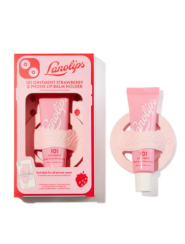 PREVENTA - Ointment Strawberry & Phone Lip Balm Holder