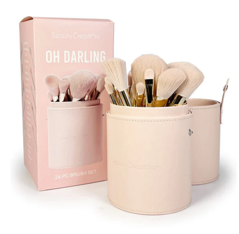 SET DE BROCHAS OH DARLING NUDE 24 PC BEAUTY CREATIONS