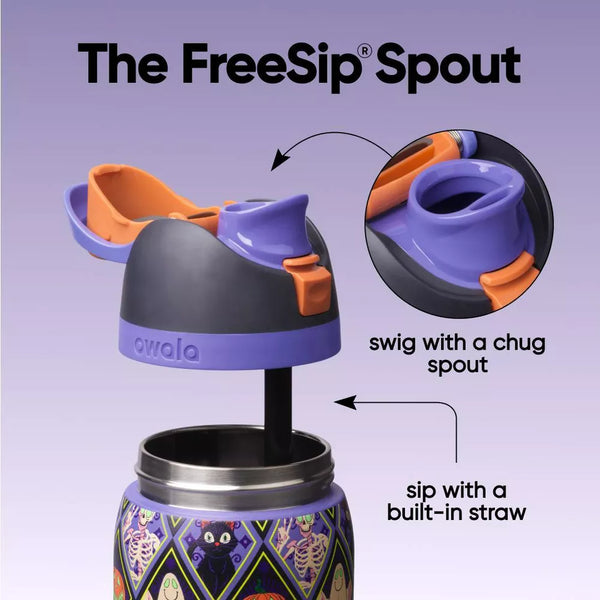 PREVENTA - Owala 32 fl oz Stainless Steel Special Edition FreeSip - Spooky Social