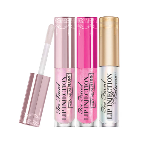 PLUMP & GO TRAVEL SIZE LIP PLUMPER GLOSS TRIO SET