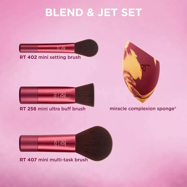 PREVENTA - Real Techniques Mini Make Up Brush And Sponge Gift Set - 4ct