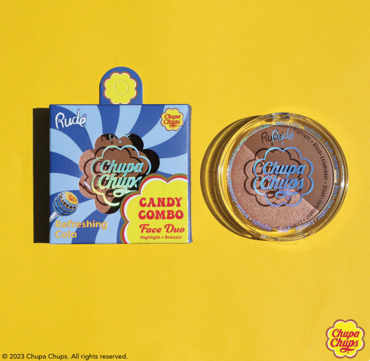 CHUPA CHUPS CANDY COMBO FACE DUO - BRONZER E ILUMINADOR