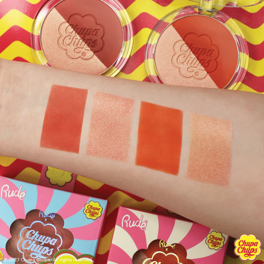 CHUPA CHUPS CANDY COMBO FACE DUO - RUBOR E ILUMINADOR