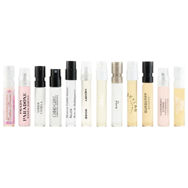 PREVENTA - Perfume Sampler Set with Floral & Vanilla Perfumes