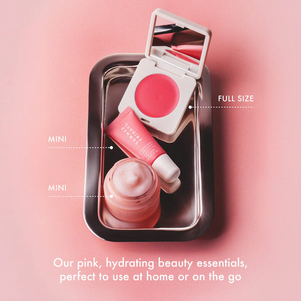 The Dewy Pink Set with mini Lip Butter Balm in Pink Sugar *ENTREGA INMEDIATA*