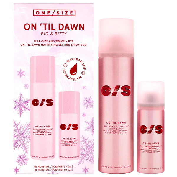 PREVENTA - On 'Til Dawn Mattifying Waterproof Setting Spray Big & Bitty Duo