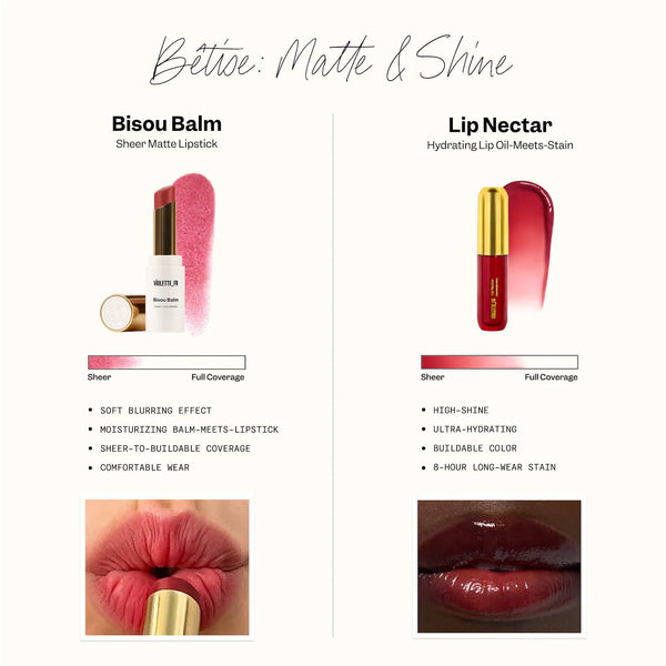 PREVENTA - BOUCHE DUO Bêtise Edition - Bisou Balm & Lip Nectar Gift Set