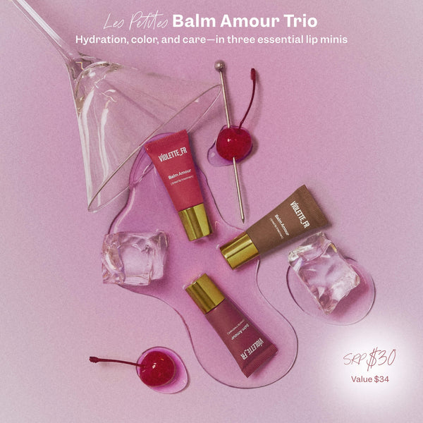 PREVENTA - LES PETITES Mini Balm Amour Nourishing Lip Treatment Trio Gift Set