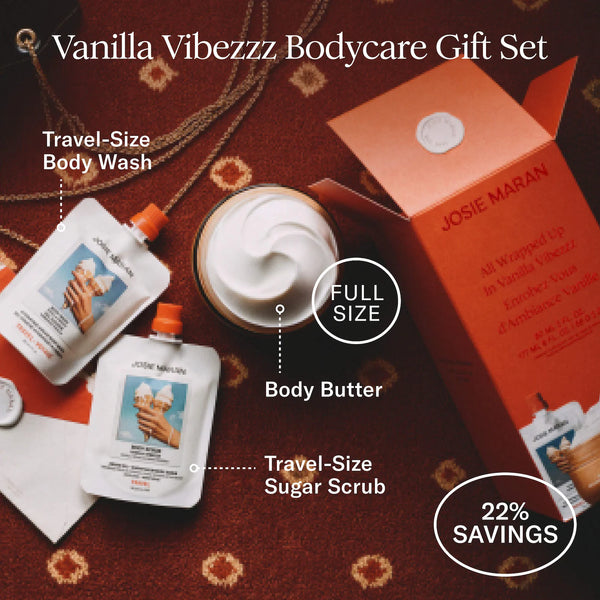 PREVENTA - All Wrapped Up in Vanilla Vibezzz 3-Step Hydration Ritual Body Gift Set