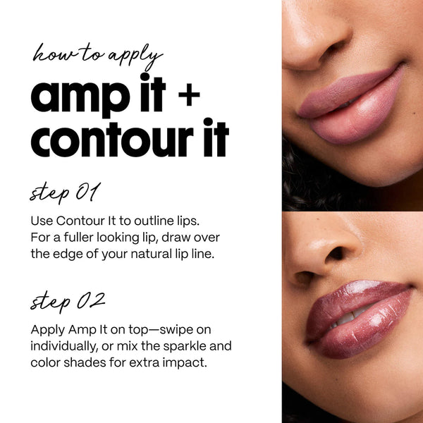 PREVENTA - amp (k)it edit lip trio makeup gift set