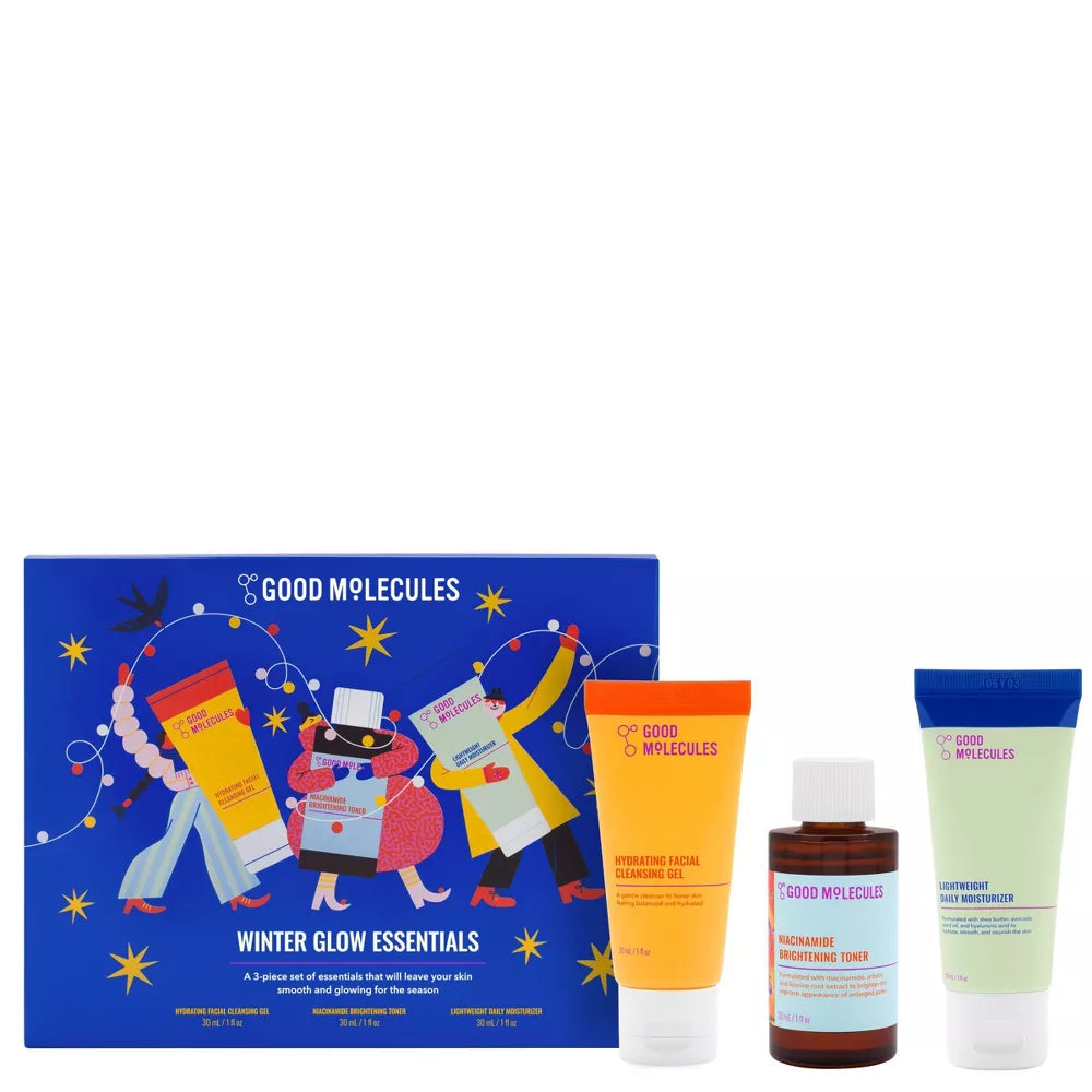 PREVENTA - Good Molecules Winter Glow Skincare Essentials Gift Set - 3pc