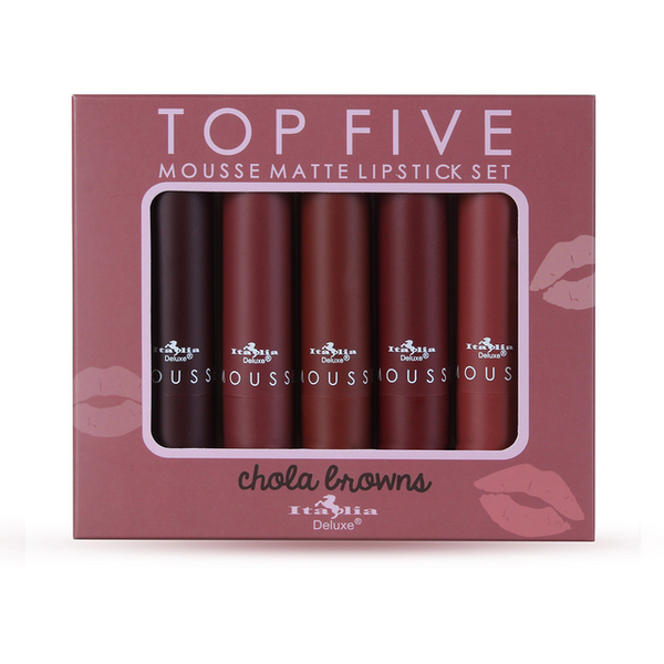 MOUSSE MATTE LIPSTICK - TOP FIVE SETS