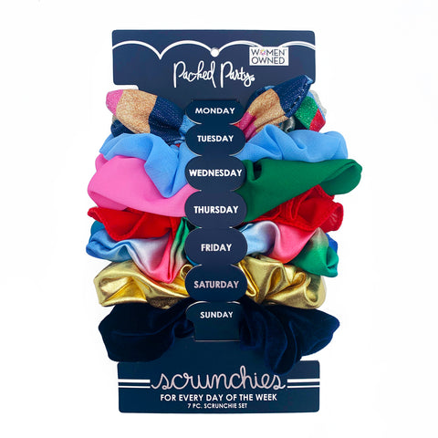 DAYS OF THE WEEK SCRUNCHIE SET