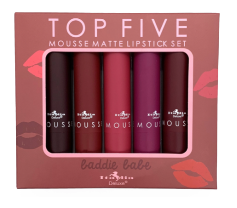 MOUSSE MATTE LIPSTICK - TOP FIVE SETS