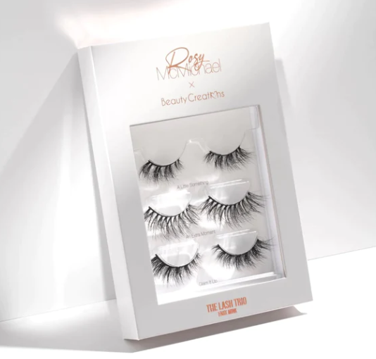 Kit de Pestañas Postizas The Lash Trio - Rosy McMichael X Beauty Creations