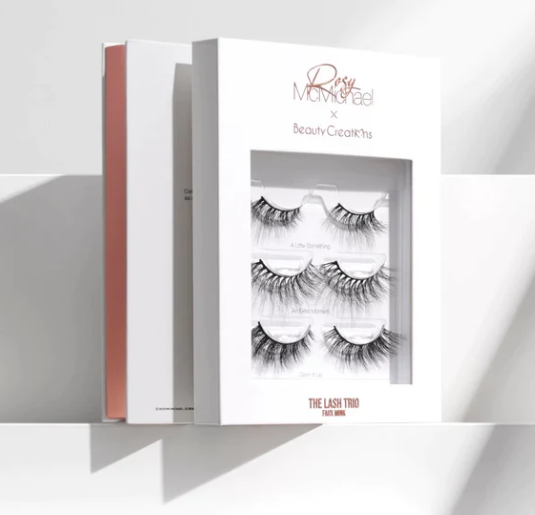 Kit de Pestañas Postizas The Lash Trio - Rosy McMichael X Beauty Creations