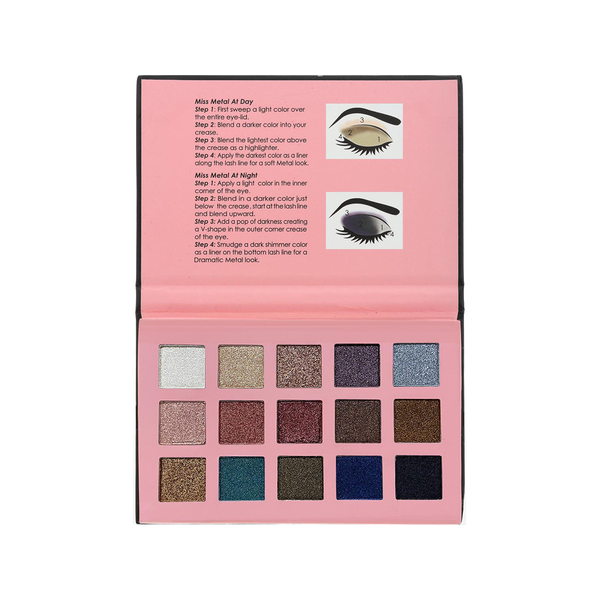 MISS METAL METALLIC EYESHADOW PALETTE