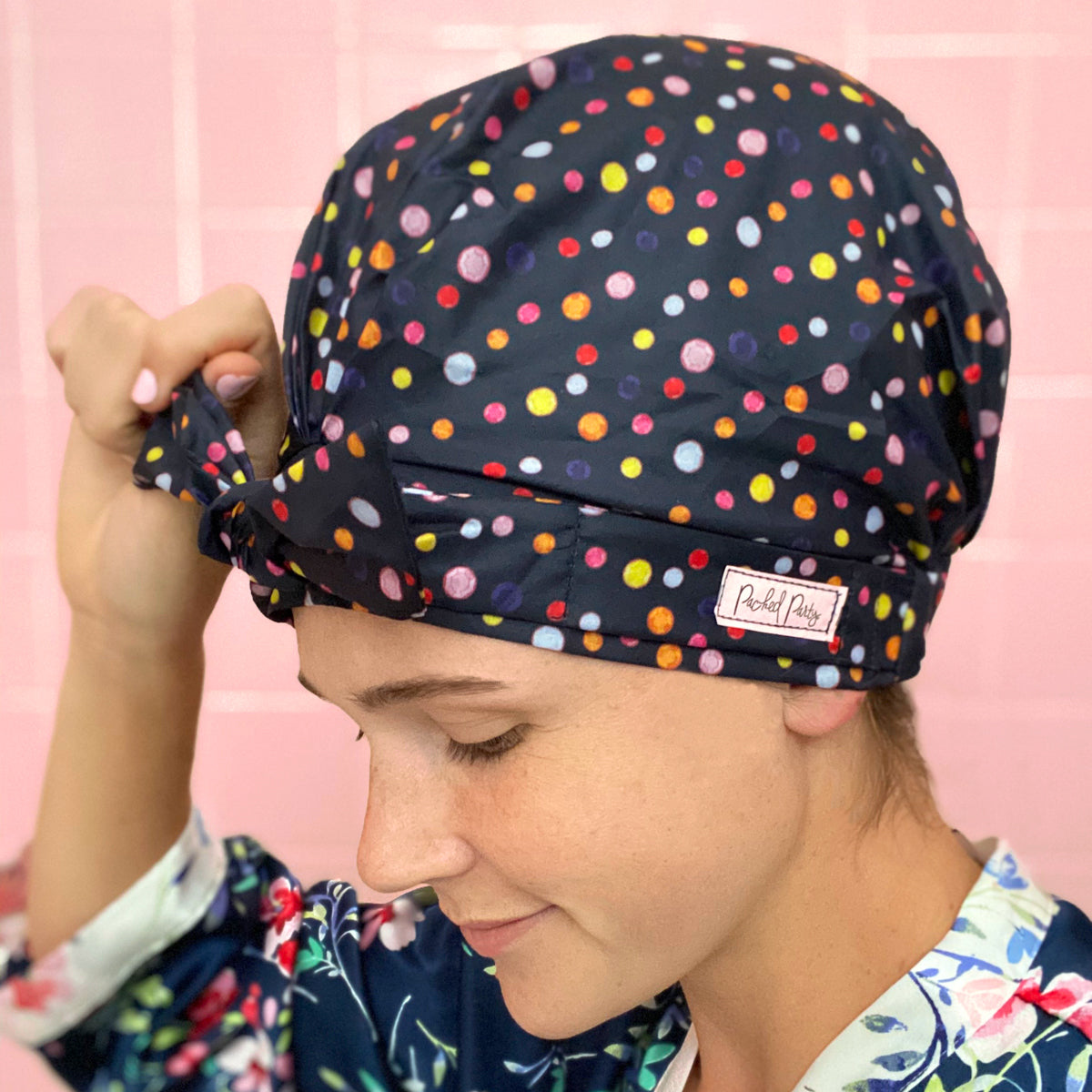 SHOWER TIME REUSABLE AND WATRERPROOF SHOWER CAP - MULTICOLOR